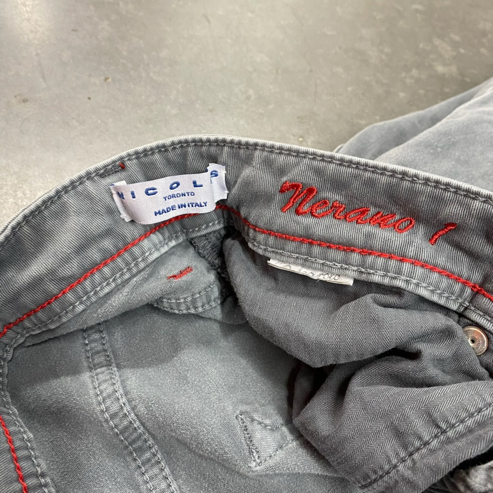 Marco Pescarolo Gray Slim Fit Jeans mens Size 48 - Picture 10 of 10